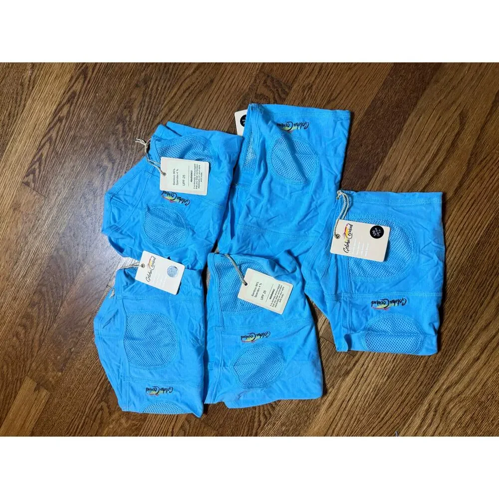 LOT OF 5 NEW Gotcha Covered Unisex Head and Neck Gaiter Size S/M